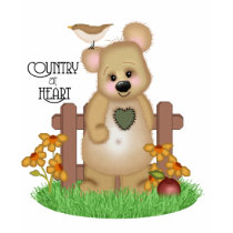 Country at Heart Pettibone Bear Long Sleeve Shirt