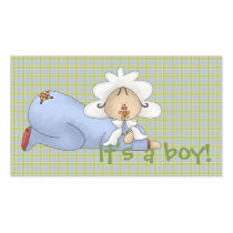 Country Baby (Blue) It's A Boy business cards by CSCountry Country Baby (Blue) It's A Boy business cards