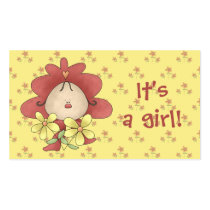 Country Baby (Red) It's A Girl profile cards