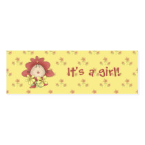 Country Baby (Red) It's A Girl profile cards