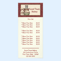 Country Bakery Rack Card rack cards