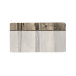 Country Barn Wood Address Label