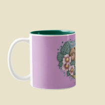 Country Bear in a Heart Mug