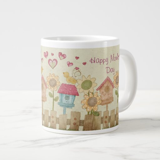 Country Bird House Extra Large Mug