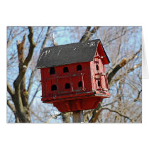 Country Birdhouse Card