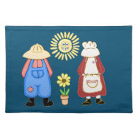Country Boy and Girl Placemats