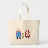 Country Boy and Girl Tote Bag