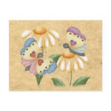 Country Butterflies postcards