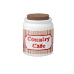 Country Cafe Canister Candy Jars