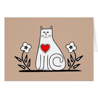 Country Cat Greeting and Note Cards