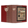Country Check Recipe Binder