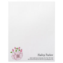 Country Cherries · Cherry Blossom Cluster Letterhead Design