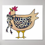 Country Chicken Print