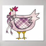 Country Chicken Print