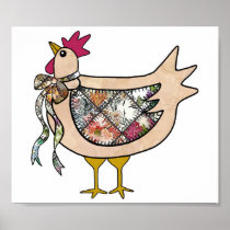 Country Chicken Print