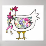 Country Chicken Posters