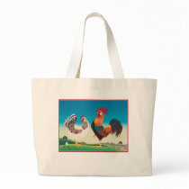 Country Chickens Tote Bag