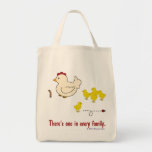 Country Chickens - One in every family Canvas Bag