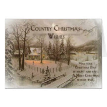 Country Christmas Cards