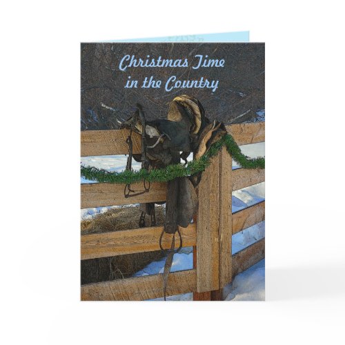 Country Christmas Greeting Card card