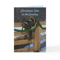 Country Christmas Greeting Card