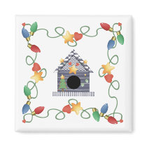 Country Christmas magnets
