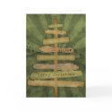 Country Christmas Tree Christmas Card by xmasstore Country Christmas Tree Christmas Card