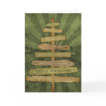 Country Christmas Tree Christmas Card by xmasstore Country Christmas Tree Christmas Card