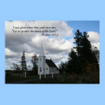 Country Church,  "I was glad" poster posters