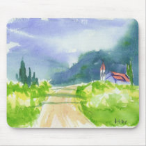Country Church mousepads