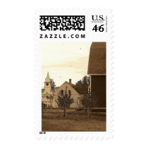Country Church postage