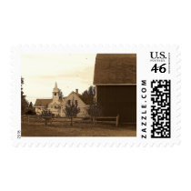 Country Church postage