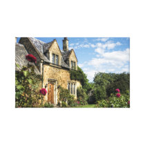 Country Cottage HDR art canvas print canvas prints