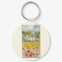 Country Cottage Keychain by picklelillysdad Country Cottage Keychain