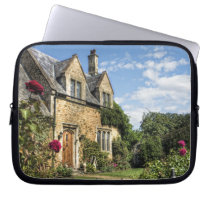 Country Cottage laptop sleeve laptop sleeves