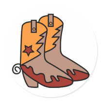 Country Cowboy Boots stickers