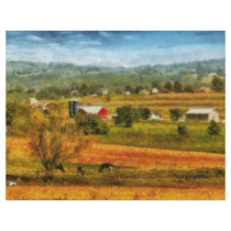 Country - Cows Grazing Letterhead Template