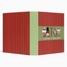 Country Critters Family Christmas Scrapbook Binder