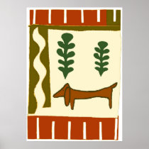 Country Dachshund posters