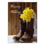 Country Daffodils Wedding Save the Date Cards