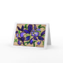 Country Dance Iris Painting Greeting Card