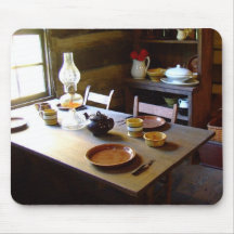Country Dinner Table Mousepad