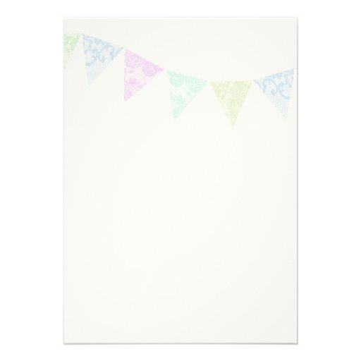 Country Fair Cotton Candy Baby Shower Custom Invite