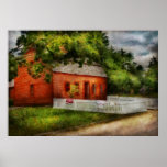 Country - Farm - A small farm house Poster