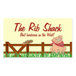 Country Farm Pig Barbecue Business Card Template