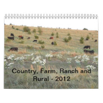 Country, Farm, Ranch and Rural - 2012 Calendars