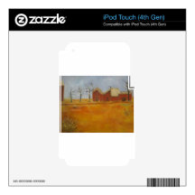 Country Farm Traditional Prairie Art iPod Touch 4G Skins