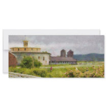 Country - Farming is hard work Customized Rack Card