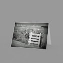 Country Fence Greeting Card by WheatgrassDesigns Country Fence Greeting Card