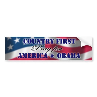 Country First Bumper Sticker by mwolf00